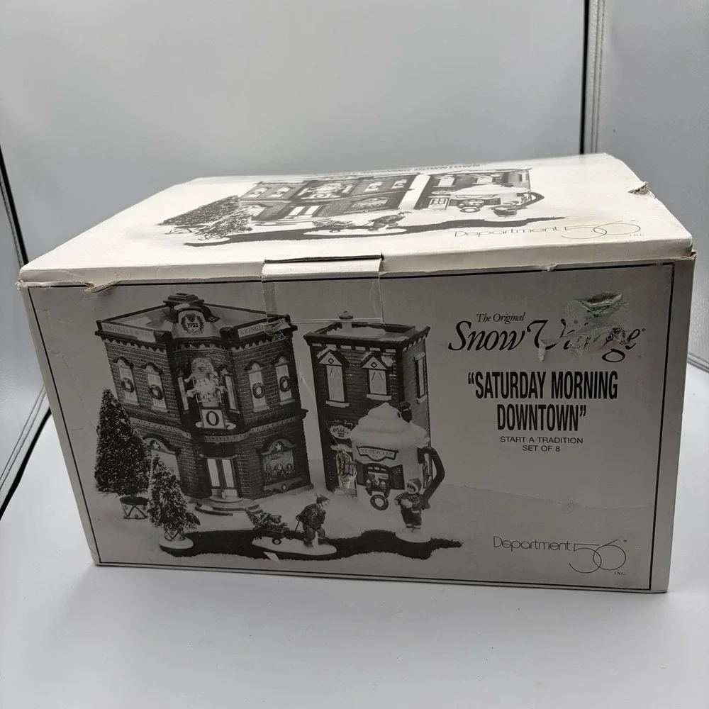 Department 56 Saturday Morning Downtown #54902 1997 Retired With Box New‎ Read